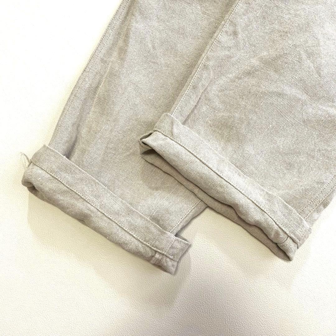 6289◆【美品】アンスクリア　オーバーオール　リネン　サロペット　2022年