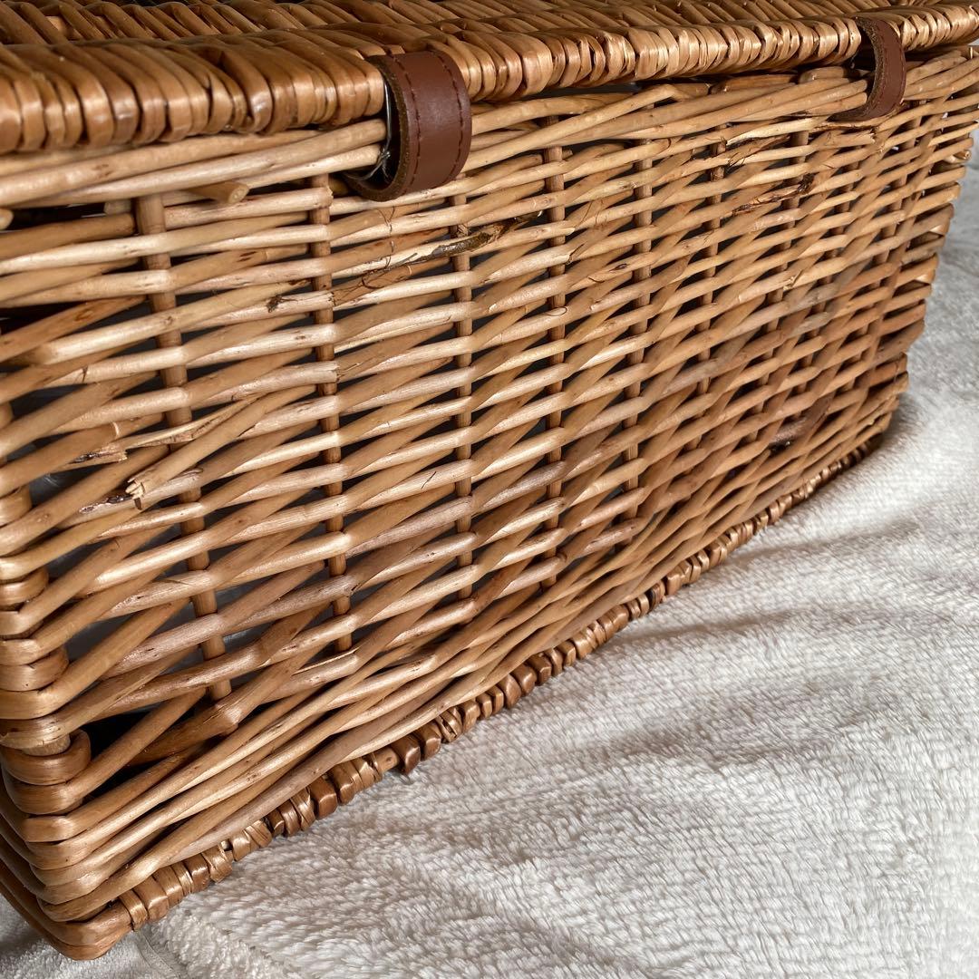 英国F&M Lサイズ・フォートナム&メイソン ハンパーバスケット