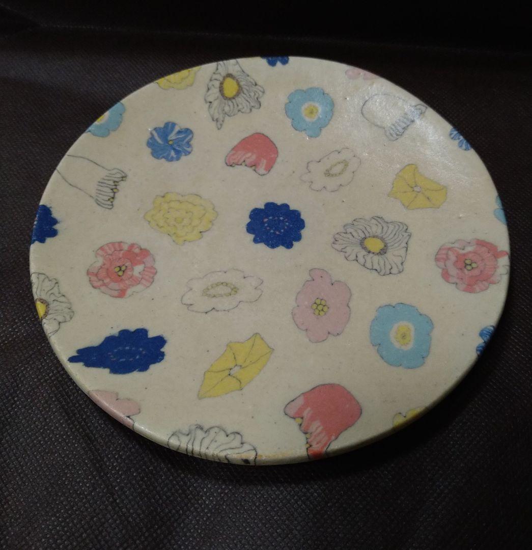 【中古品】田中ちあきさん　花柄　マグカップ＆お皿