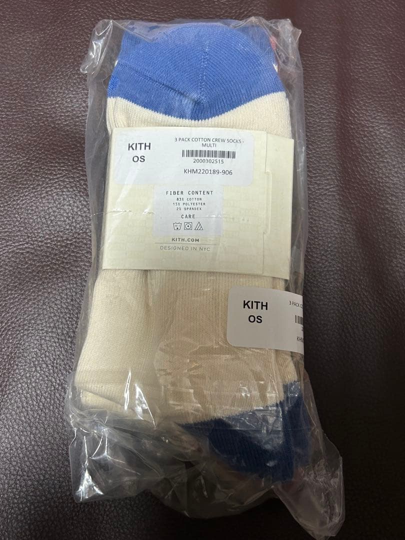 レッグウェア Kith for ASICS Loyalty 3-Pack Crew Socks