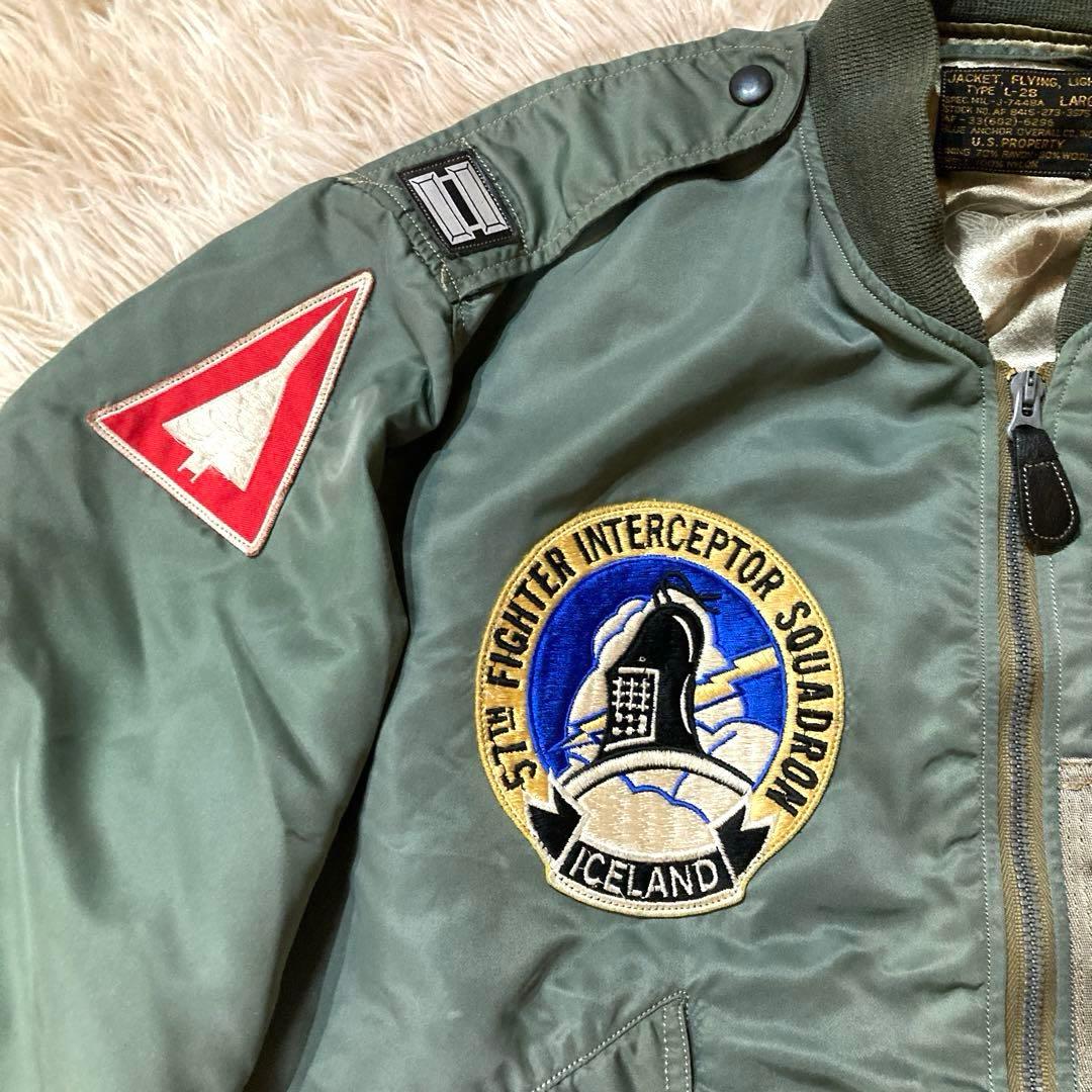 バズリクソンズ　L-2B ワッペン　Lサイズ BR10179 セージグリーン