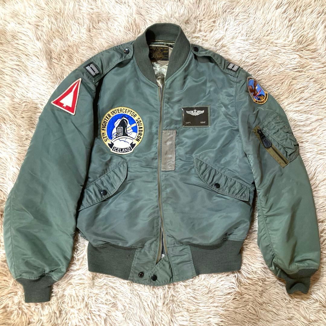 バズリクソンズ　L-2B ワッペン　Lサイズ BR10179 セージグリーン