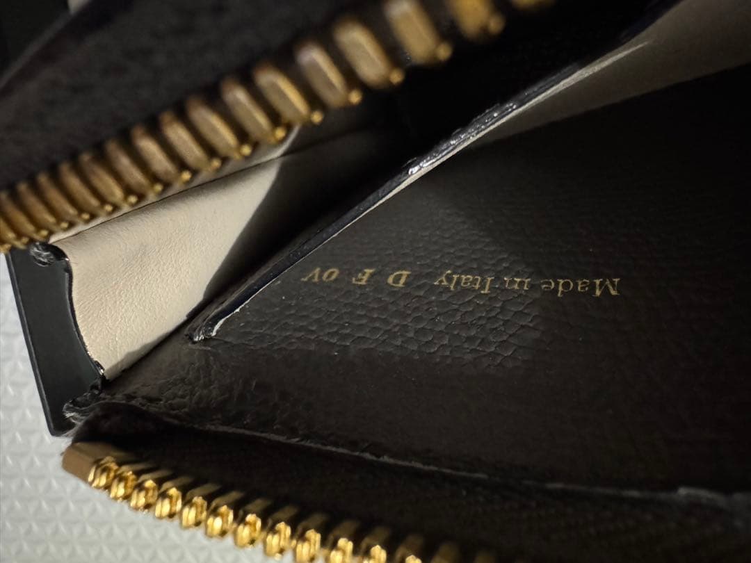 Valextra ダークグレー　レザー キーケース