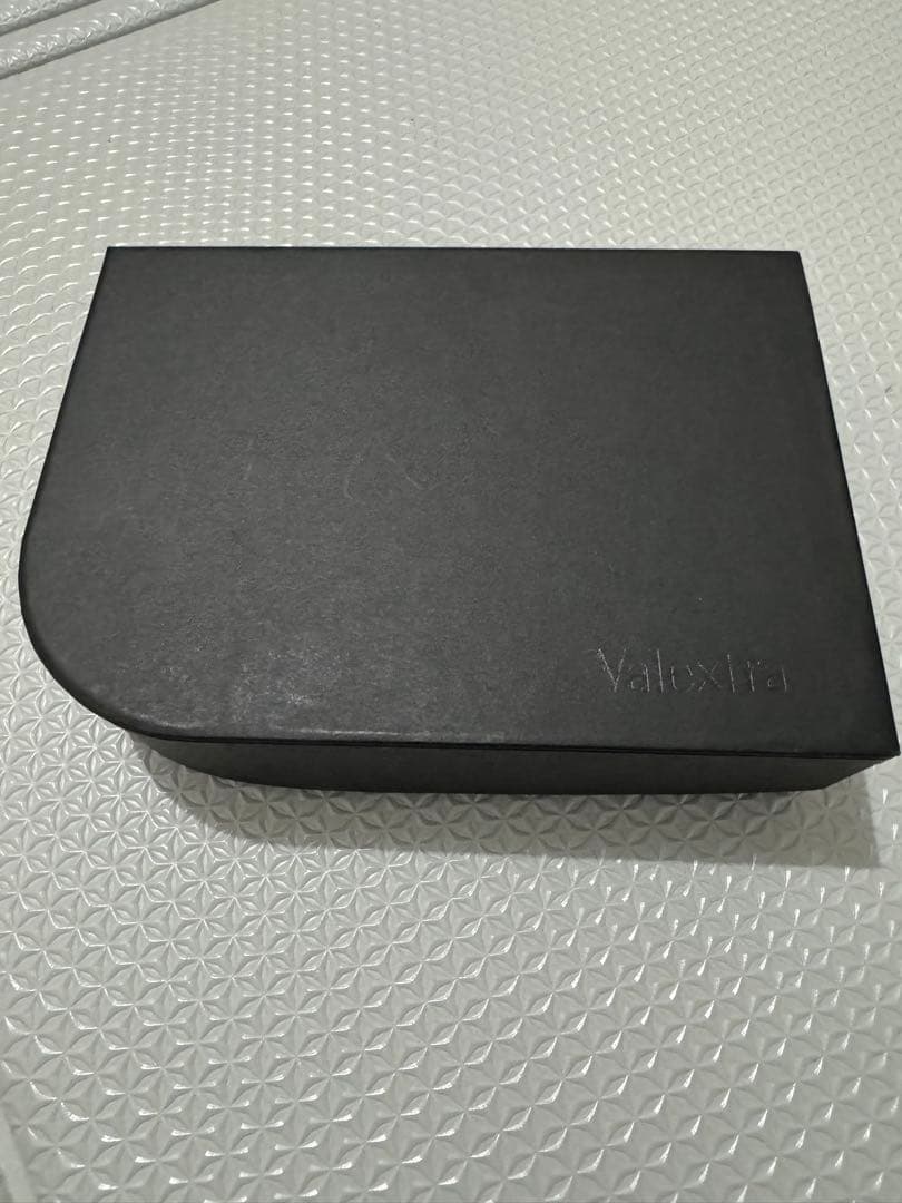 Valextra ダークグレー　レザー キーケース