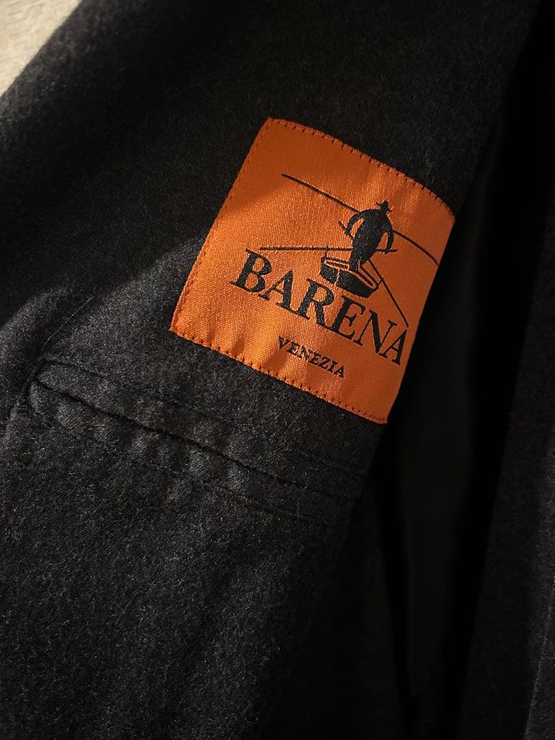 BARENA カットオフ加工スーツ　グレーソリッド Mサイズ
