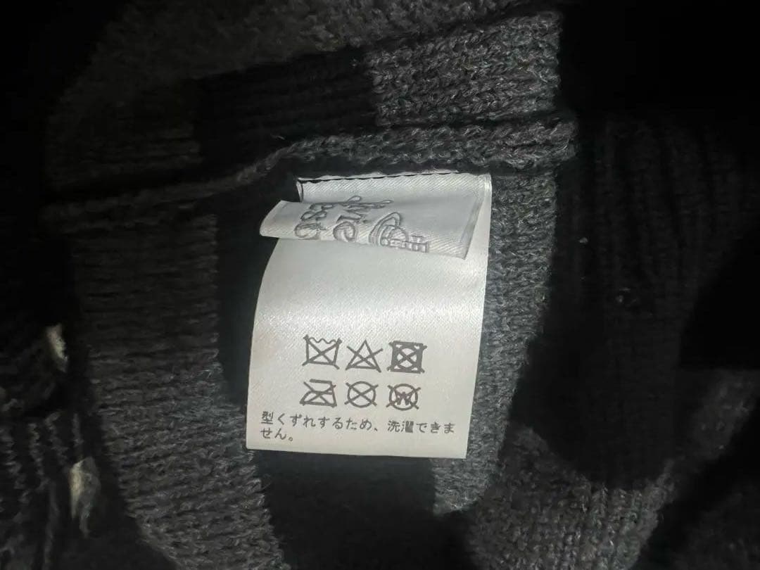 Vivienne Westwood 帽子　ニット帽 黒　グレー