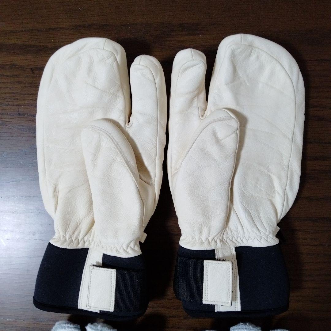 s*3様 Hestra ミトングローブ サイズ8 オフホワイト