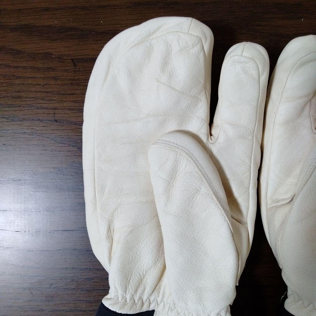 s*3様 Hestra ミトングローブ サイズ8 オフホワイト