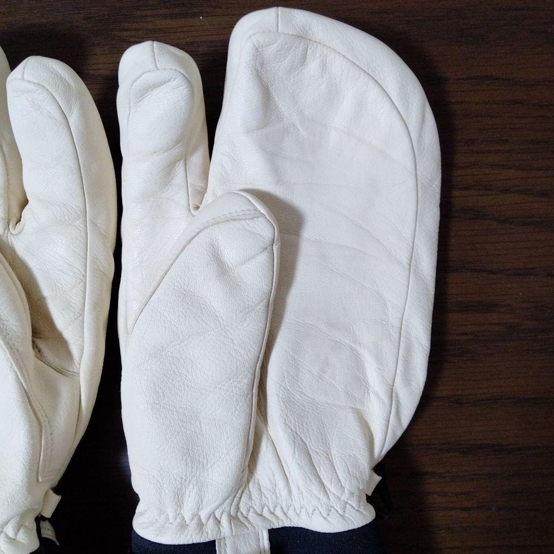 s*3様 Hestra ミトングローブ サイズ8 オフホワイト
