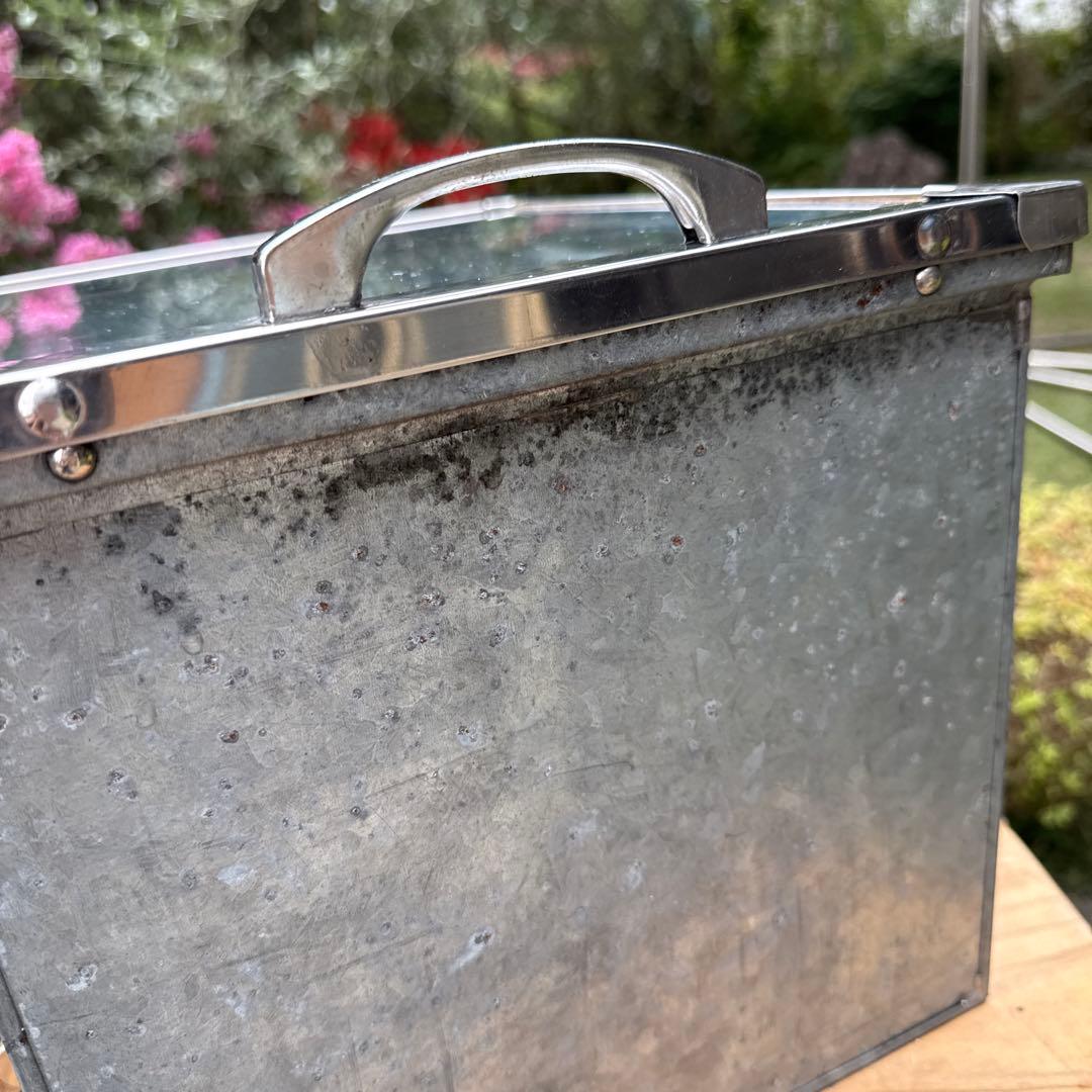 aiai昭和レトロ　駄菓子屋　お菓子屋　スマートケース4個　ブリキケース