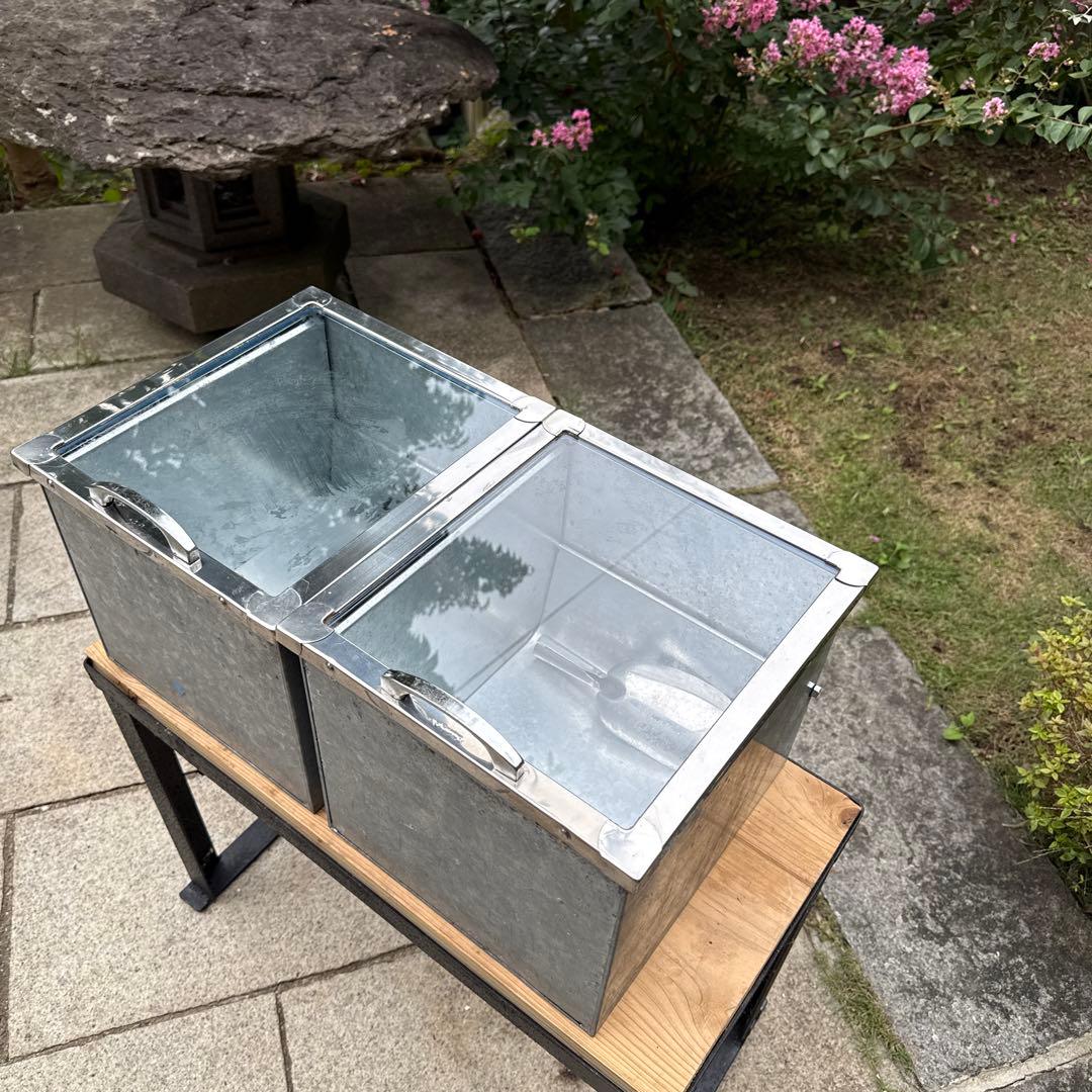 aiai昭和レトロ　駄菓子屋　お菓子屋　スマートケース4個　ブリキケース