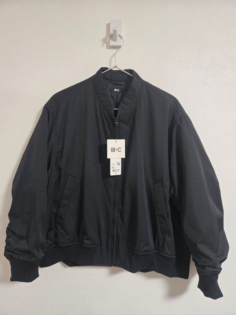 ユニクロシー ボマージャケット 3xl オリーブ ブラック セット