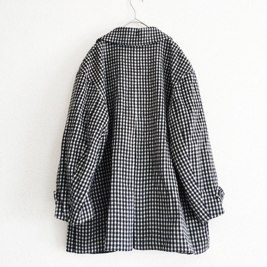 美品 theory luxe チェック柄 チェスターコート 38