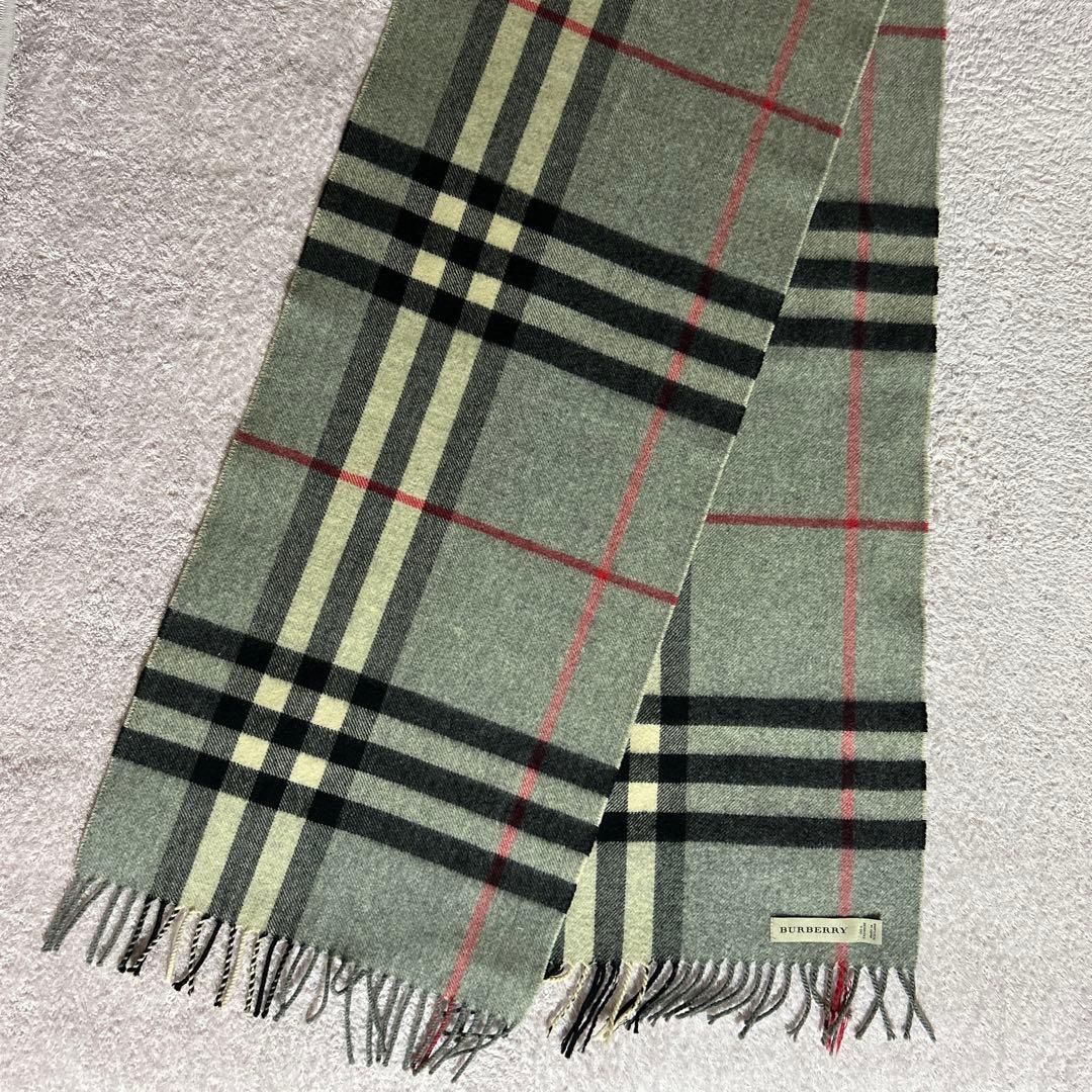 BURBERRY カシミヤ メガチェックマフラー