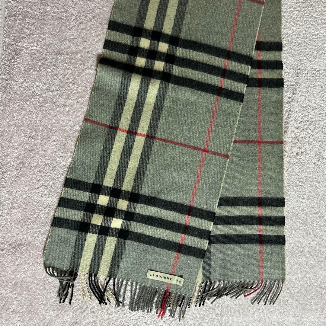 BURBERRY カシミヤ メガチェックマフラー