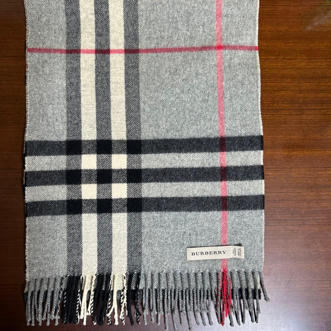 BURBERRY カシミヤ メガチェックマフラー