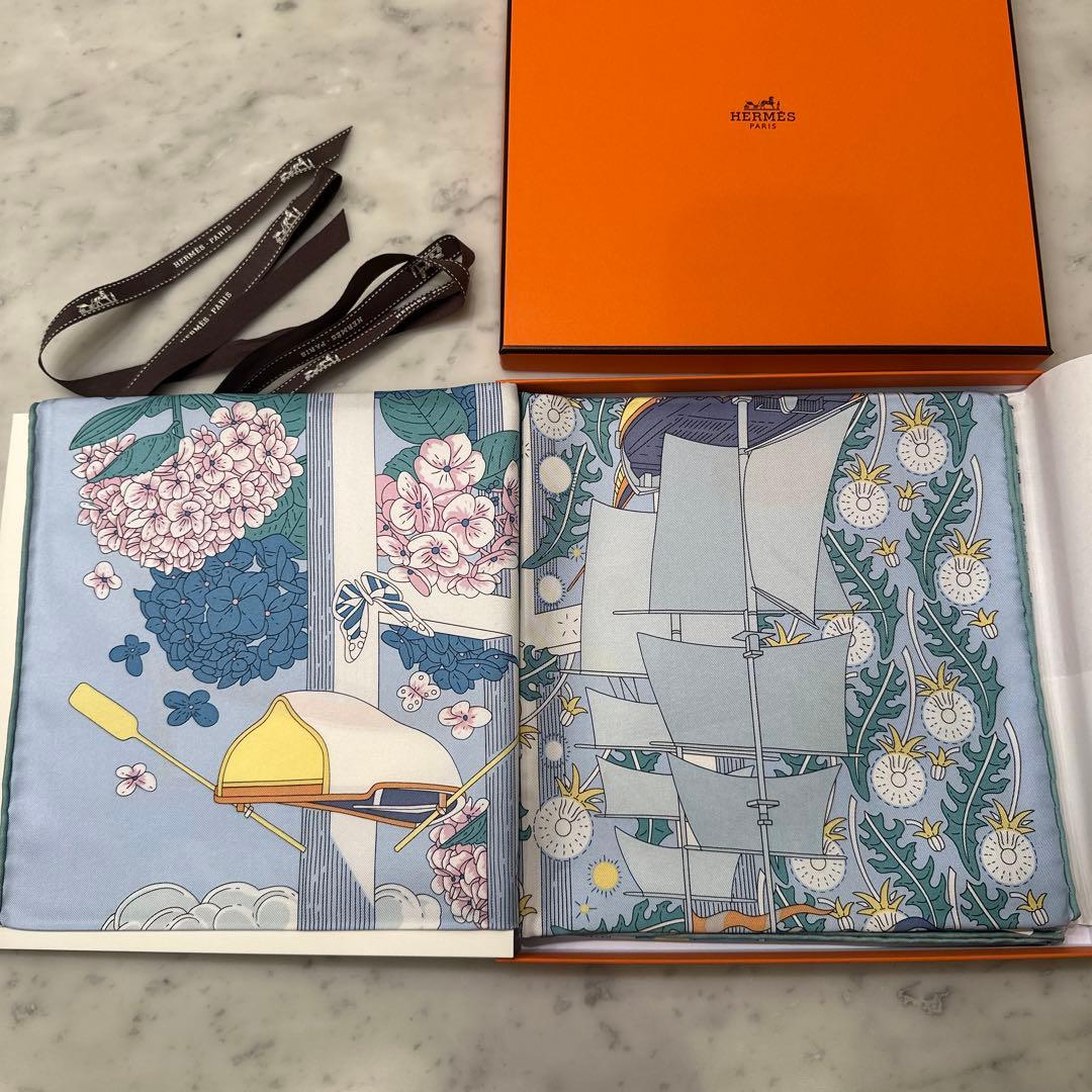 エルメス　2026SS 新作　スカーフ　カレ 90 《エスプリの旅立ち》 新品