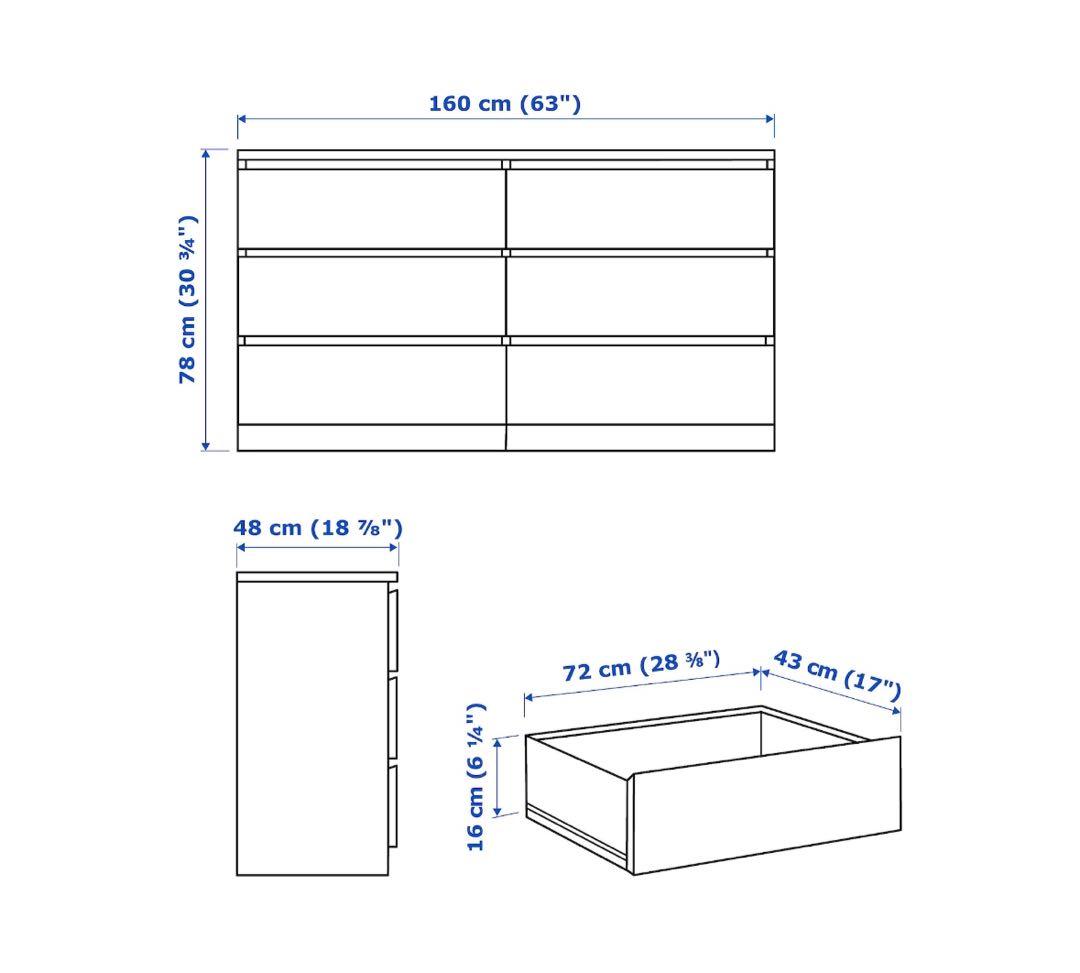IKEA マルム　チェスト