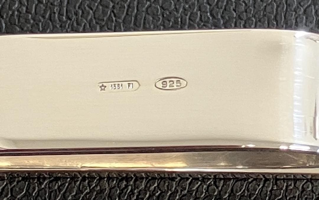 【美品】GUCCI ネクタイピン　GUCCIロゴ　925