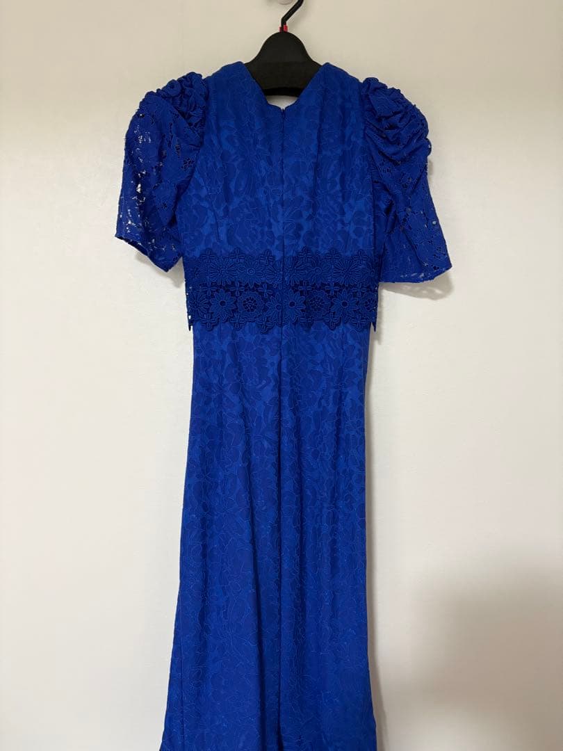 sugar 青いフレアドレス