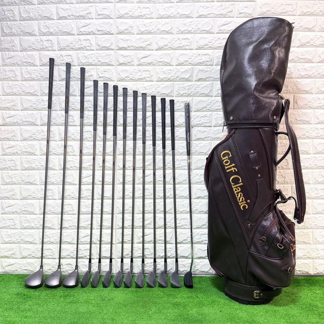 ゴルフセット　初心者応援　ラウンド仕様　メンズ　右打ち　すぐ使える　良好