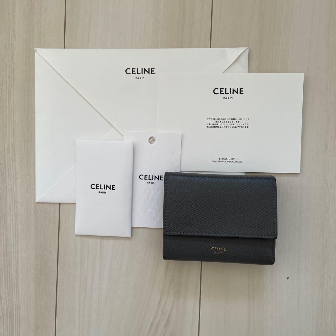 セリーヌ CELINE 三つ折り財布 スモール トリフォールドウォレット