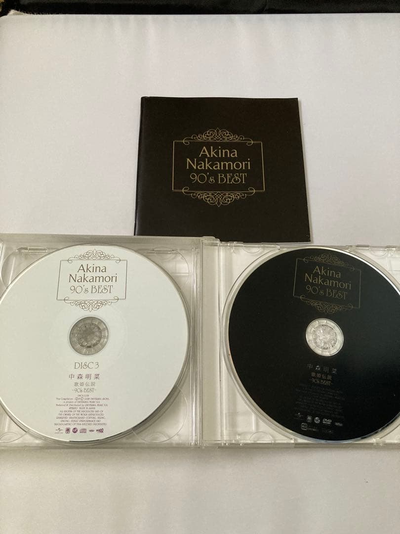 nakkun20　歌姫伝説～90's BEST～　初回盤　中森明菜