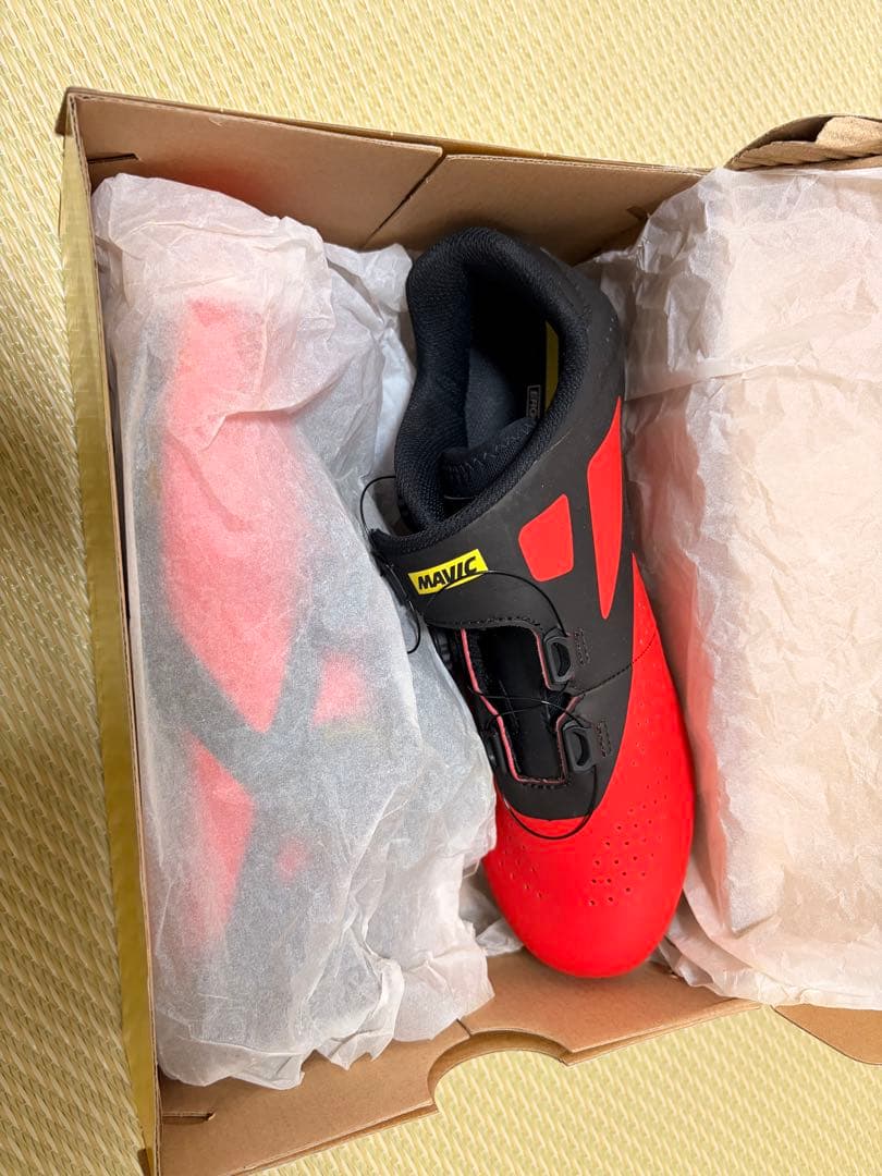 ［新品］MAVIC COSMIC PRO シューズ ブラック/レッド 26.5