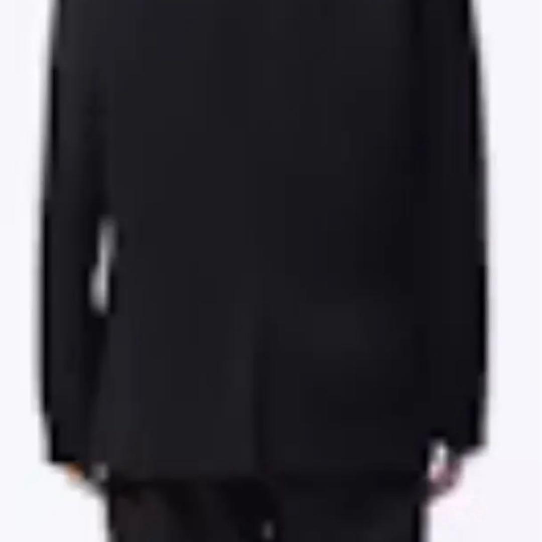 TENTAIL ブラック ノーカラージャケット・パンツセット