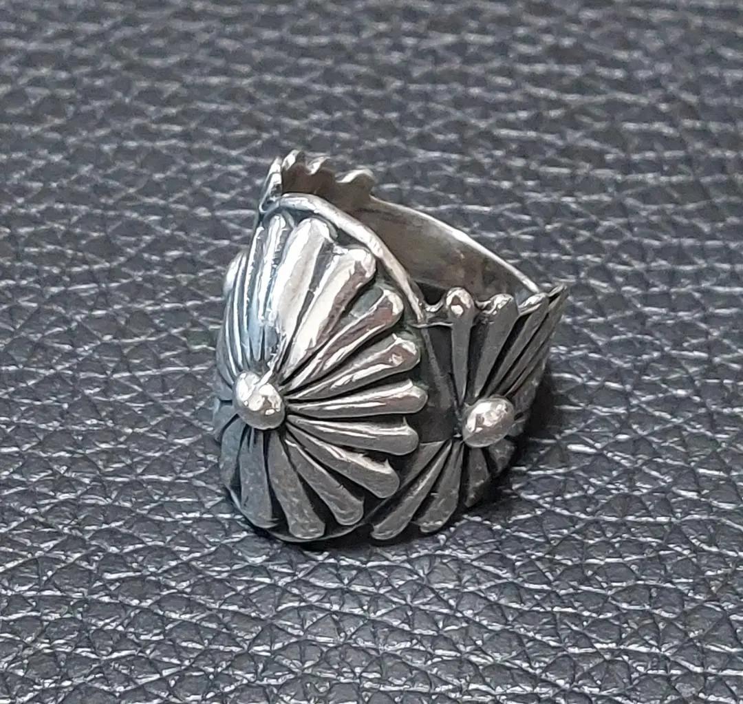 インディアンジュエリー スタンプワーク ラウンドリング 9-10号