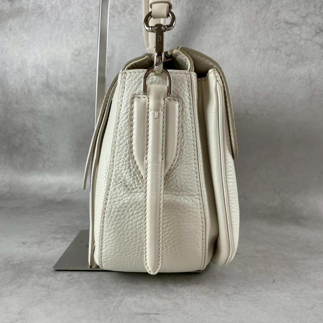 未使用級✨ TOD’S トッズ ダブルT 2way クロスボディバッグ ホワイト