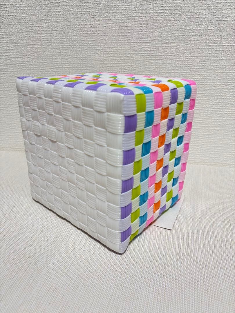 希少 ハローキティ✨フルーツ柄 アミ収納BOX S 新品未使用