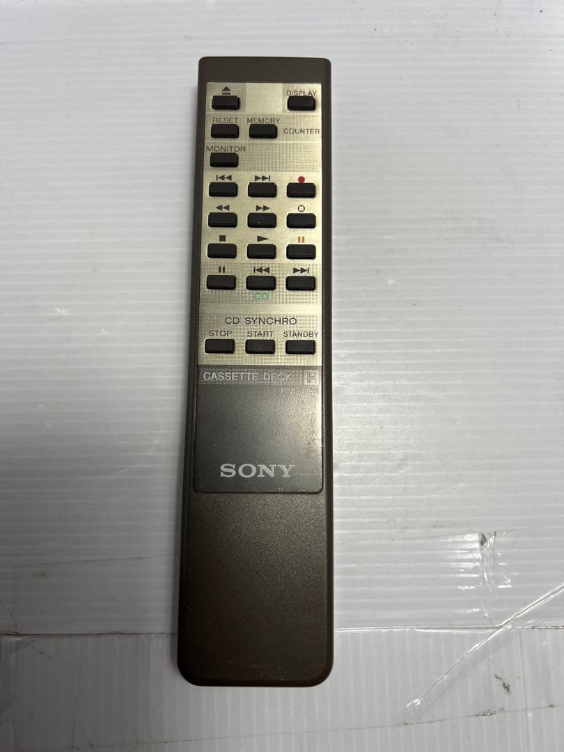 SONY ソニー 純正 カセットデッキ リモコン RM-J703