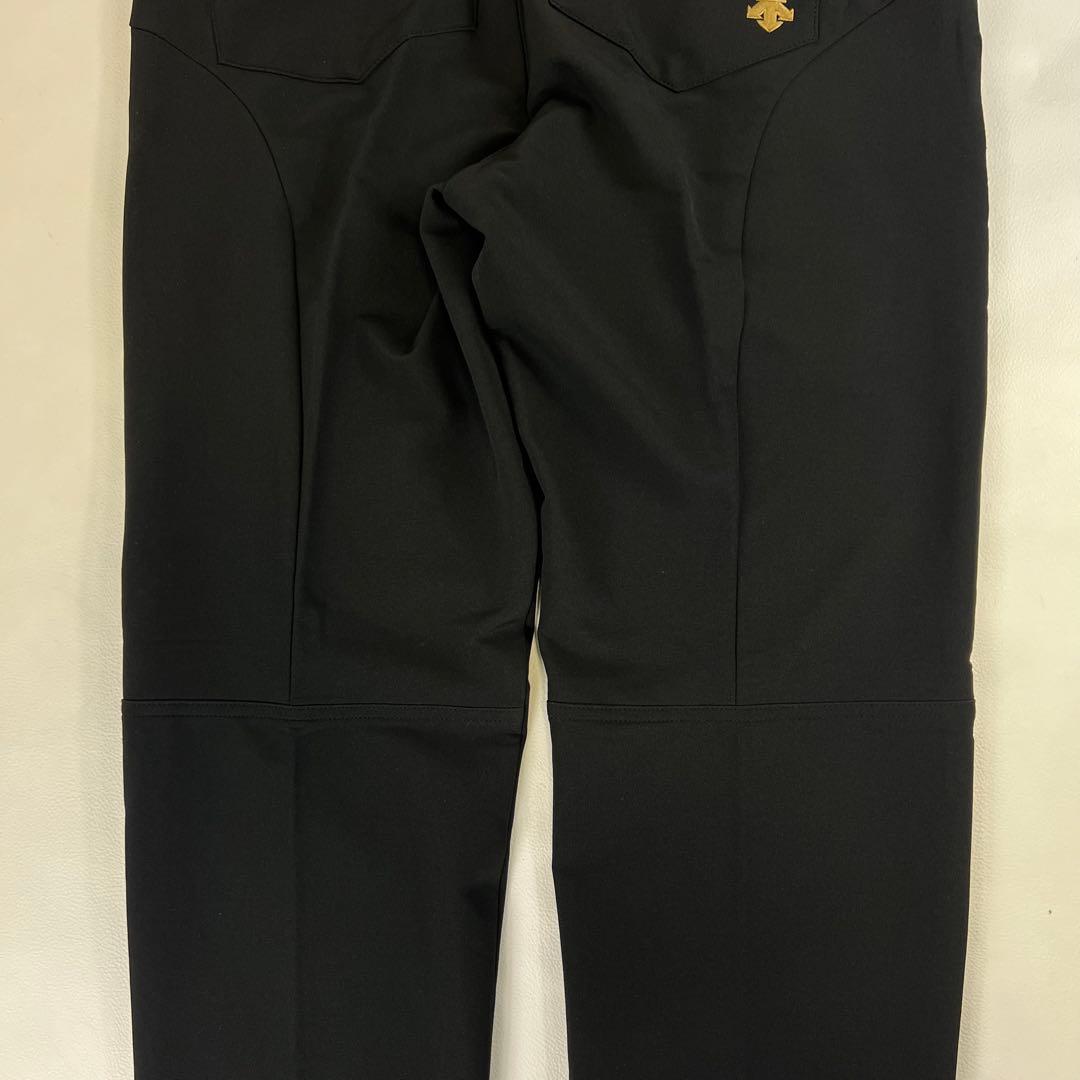 【美品✨】デサントゴルフ パンツ ウェア 裏起毛 ストレッチ ロゴ XL 黒