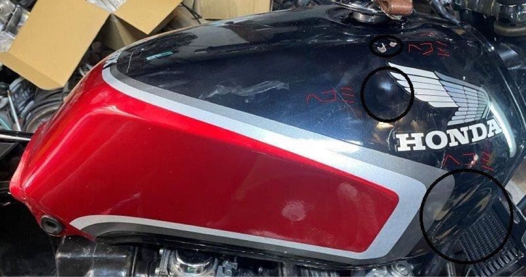 CBX400FF 黒赤2型カラー　外装SET