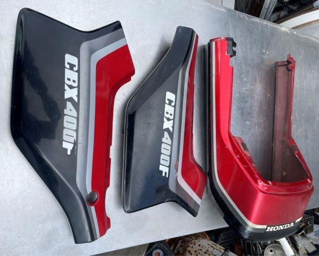 CBX400FF 黒赤2型カラー　外装SET