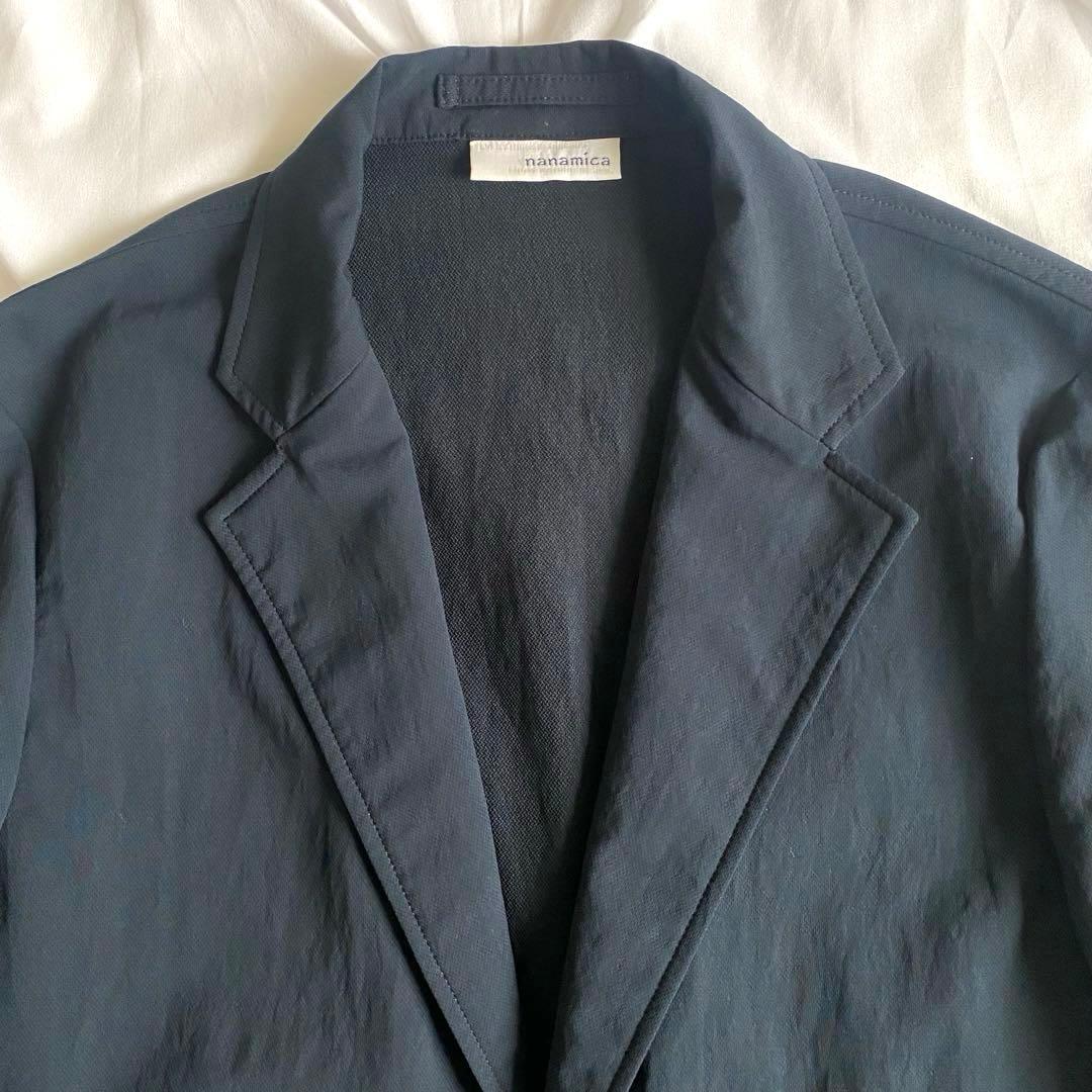美品✨ nanamica ネイビー テーラードジャケット ストレッチ