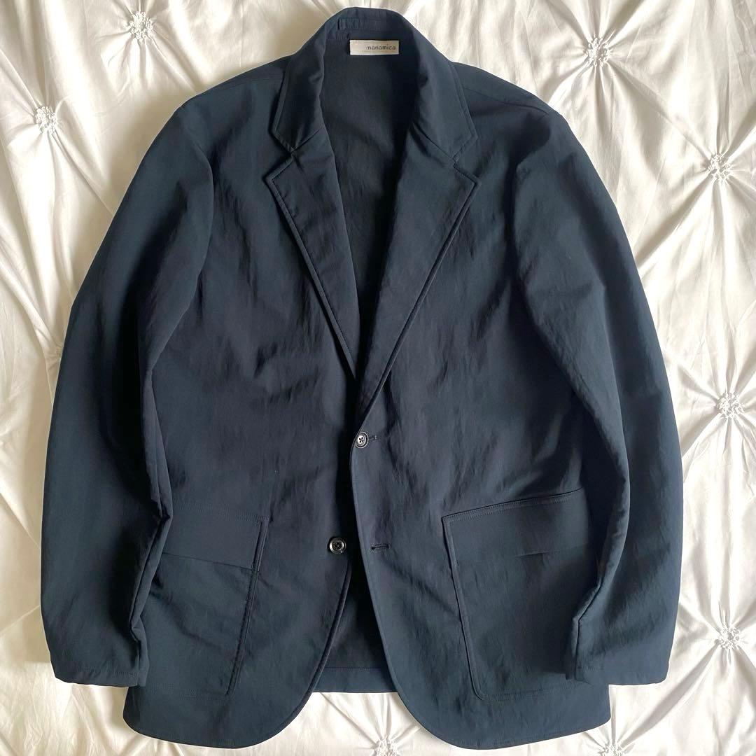 美品✨ nanamica ネイビー テーラードジャケット ストレッチ