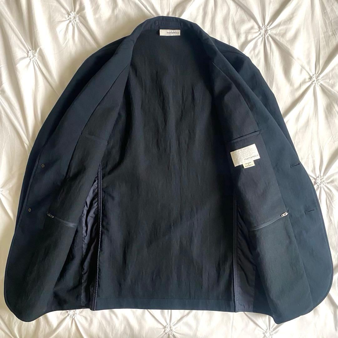 美品✨ nanamica ネイビー テーラードジャケット ストレッチ
