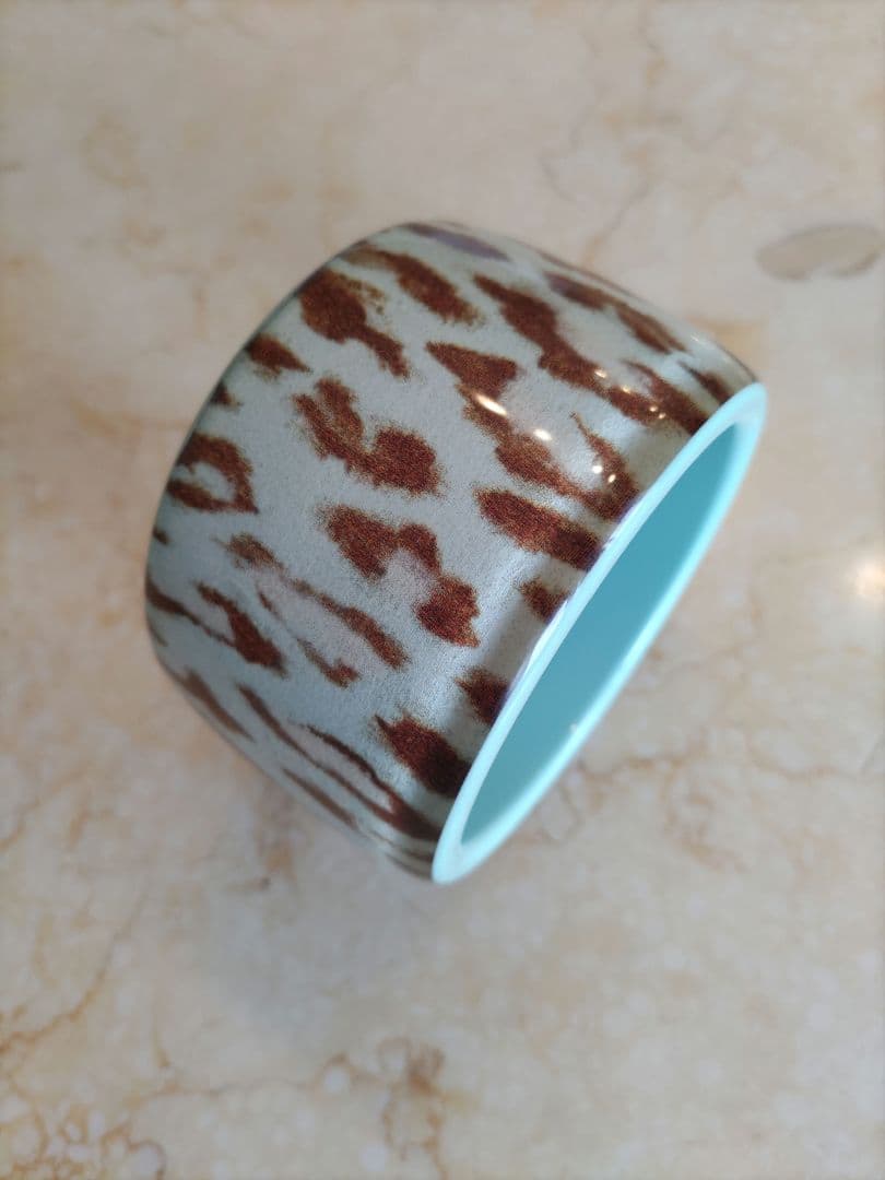 ディオール　DIOR◇ロゴ　バングル　豹　レオパード