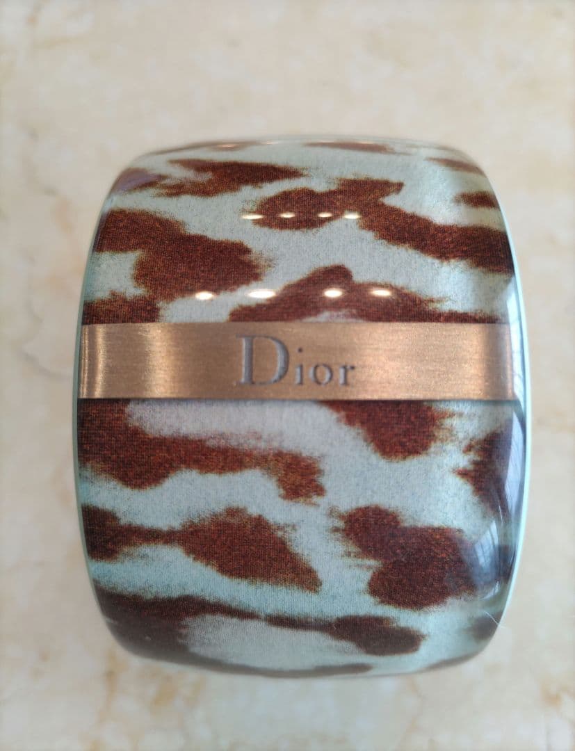 ディオール　DIOR◇ロゴ　バングル　豹　レオパード