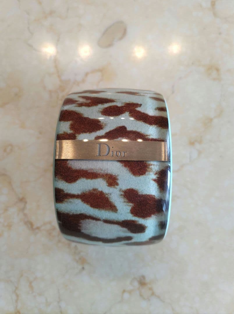 ディオール　DIOR◇ロゴ　バングル　豹　レオパード
