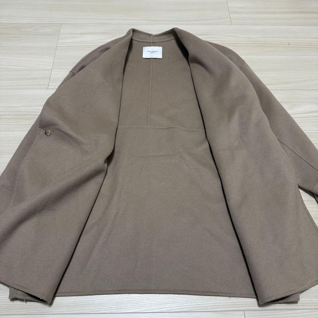 【極美品✨】DOORS ウールリバーミドルガウンコート L.GREGE