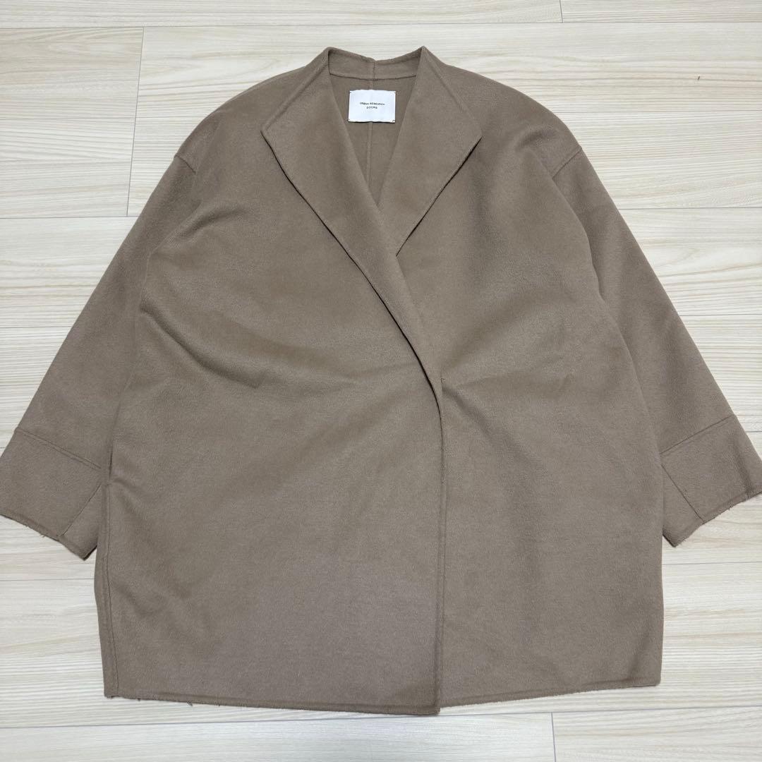 【極美品✨】DOORS ウールリバーミドルガウンコート L.GREGE