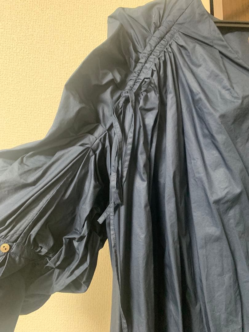 カレンソロジー ドロストスリーブ　ワンピース　ネイビー