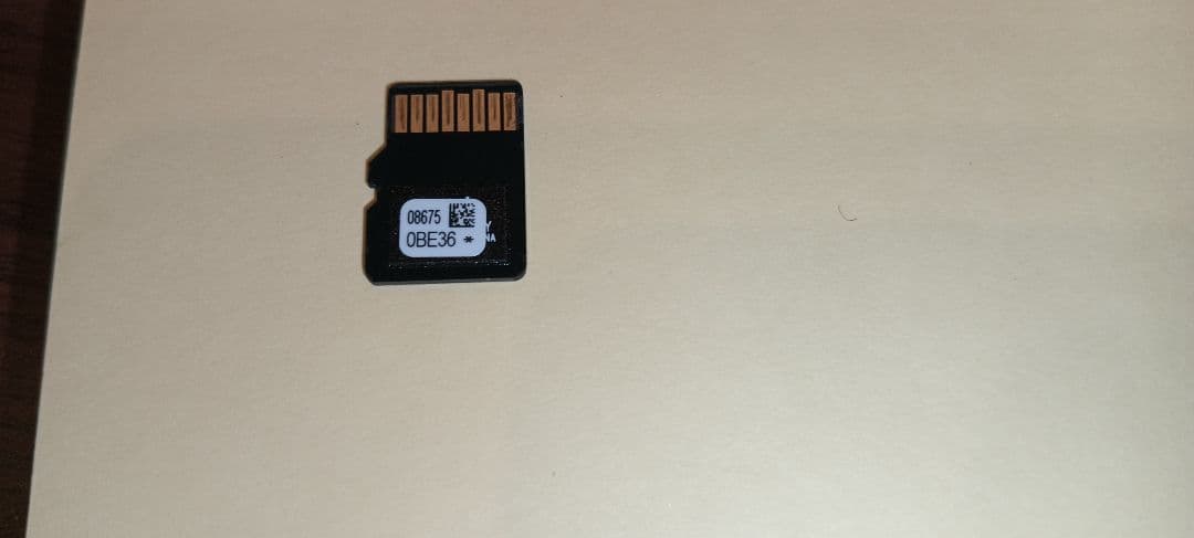 トヨタ純正SDナビ用地図更新SDカード　08675-0BH72　2023秋版