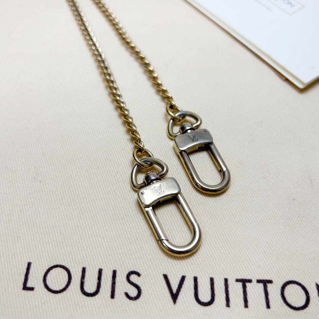 【極美品】ルイヴィトン☆ ゴールド 純正ウォレット チェーン