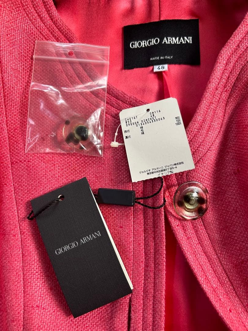 ふ*イ様 【新品未使用】　ジョルジオ　アルマーニ　ジャケット　最高級シルク　入学