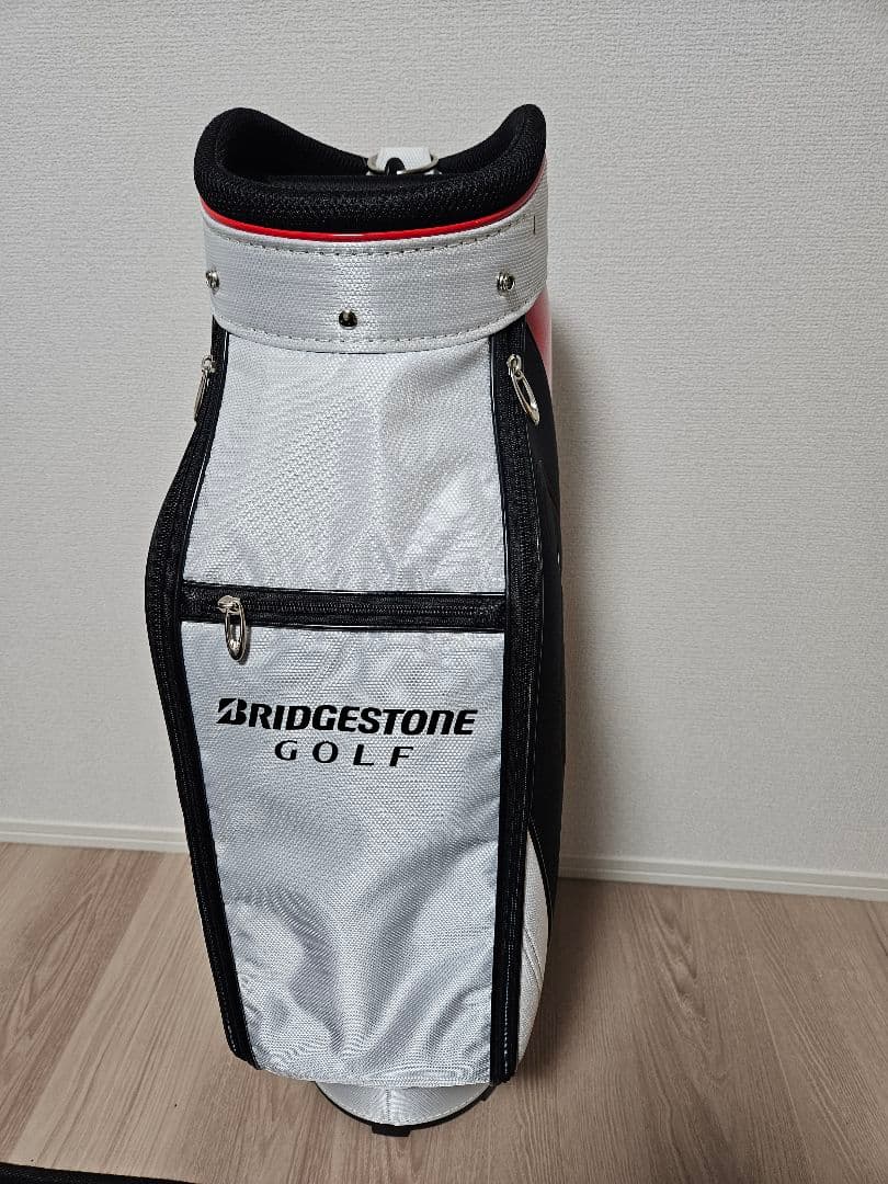 BRIDGESTONE GOLF キャディバッグ 赤黒白