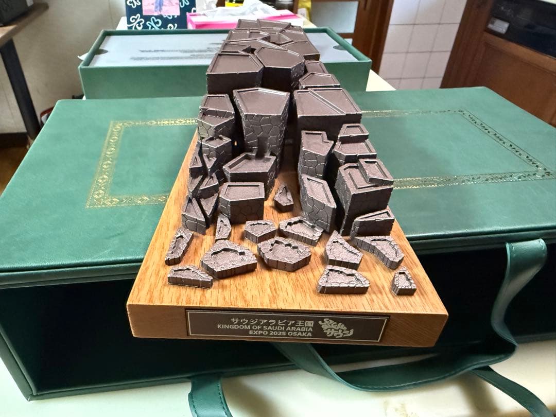2025年サウジアラビア館のスケールモデル